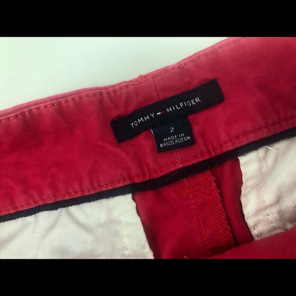 Tommy Hilfiger Red Shorts Size 2 - Picture 4 of 4